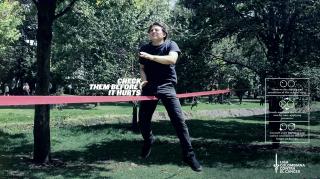 Liga Colombiana Contra el Cáncer: Nutshot Slackline